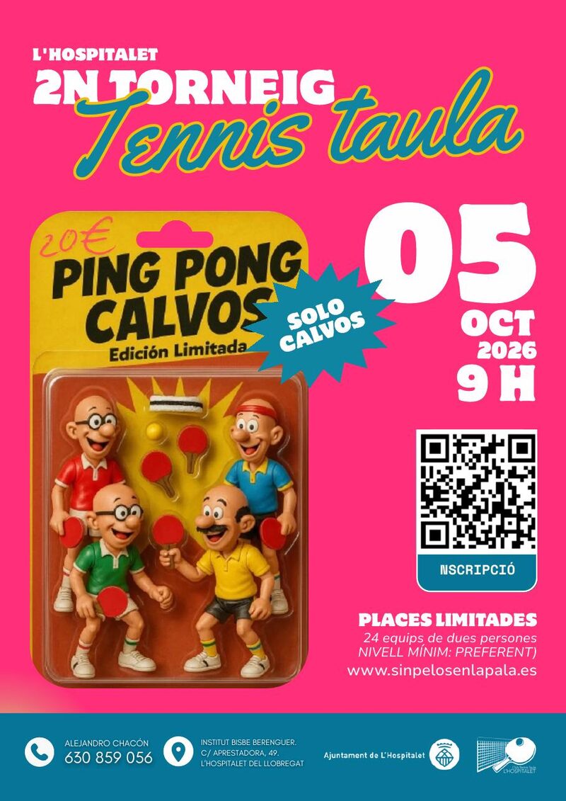 Cartell 2n Torneig Sin Pelos En La Pala