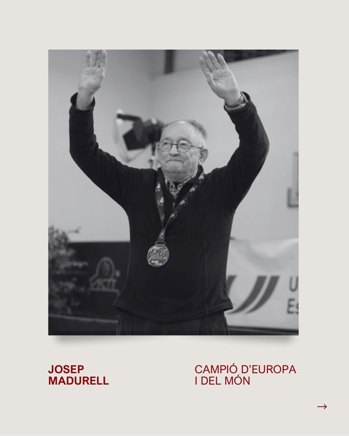 Josep Madurell, Campió d'Europa i del Món